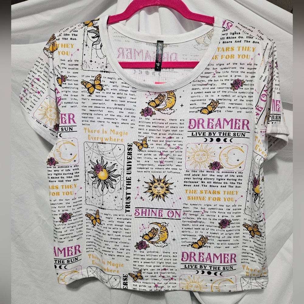 Electric Pink Junior's Tee NWT